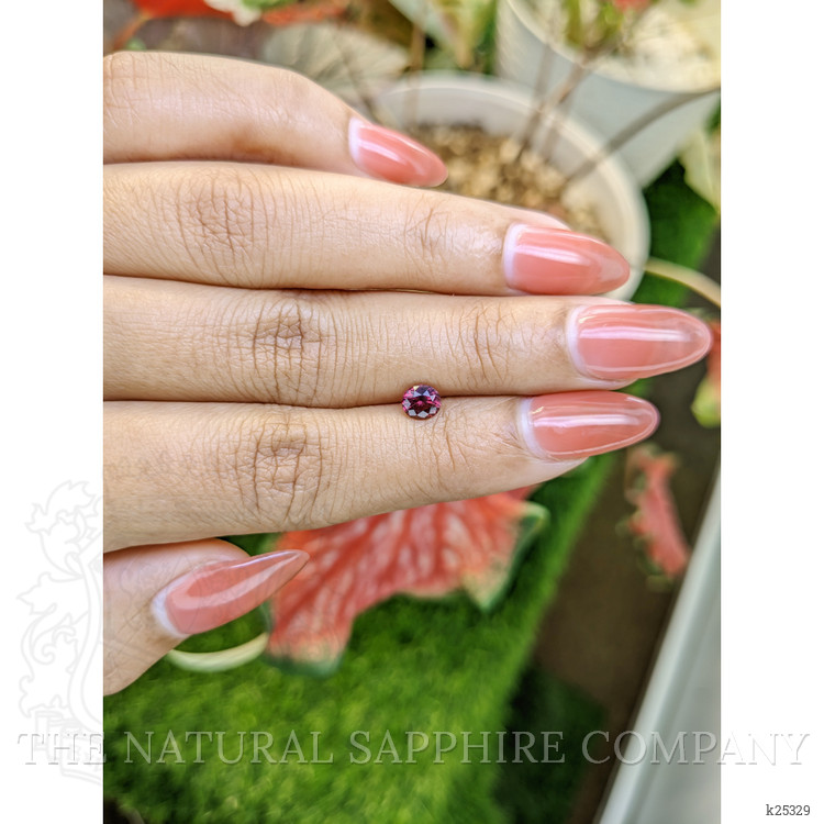0.64 Ct. Pinkish Purple Garnet from Ceylon (Sri Lanka)