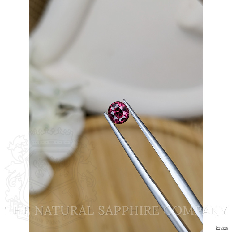 0.64 Ct. Pinkish Purple Garnet from Ceylon (Sri Lanka)