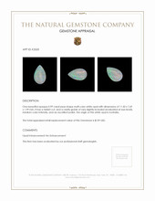 0.99 Ct. White Opal from Australia Appraisal