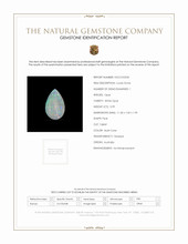0.99 Ct. White Opal from Australia Scan Report