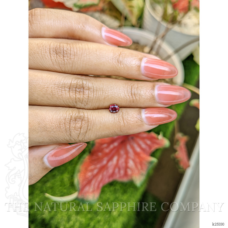 0.61 Ct. Pinkish Red Garnet from Ceylon (Sri Lanka)