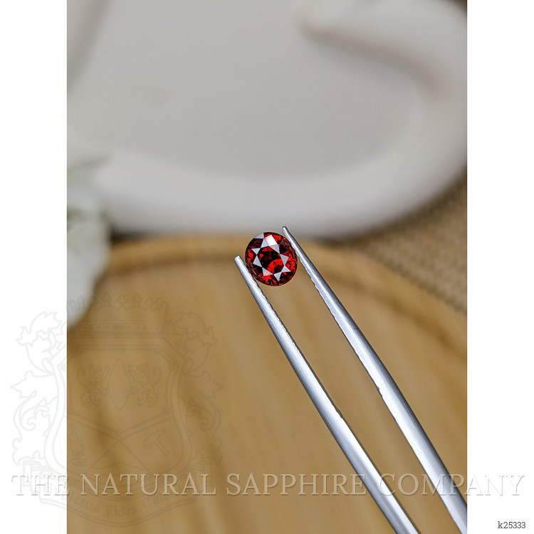 0.90 Ct. Red Garnet from Ceylon (Sri Lanka)