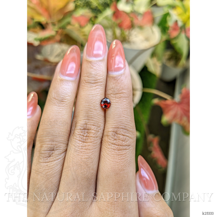 0.90 Ct. Red Garnet from Ceylon (Sri Lanka)