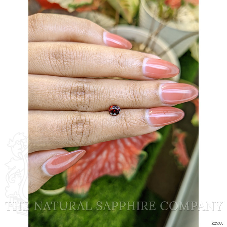 0.90 Ct. Red Garnet from Ceylon (Sri Lanka)