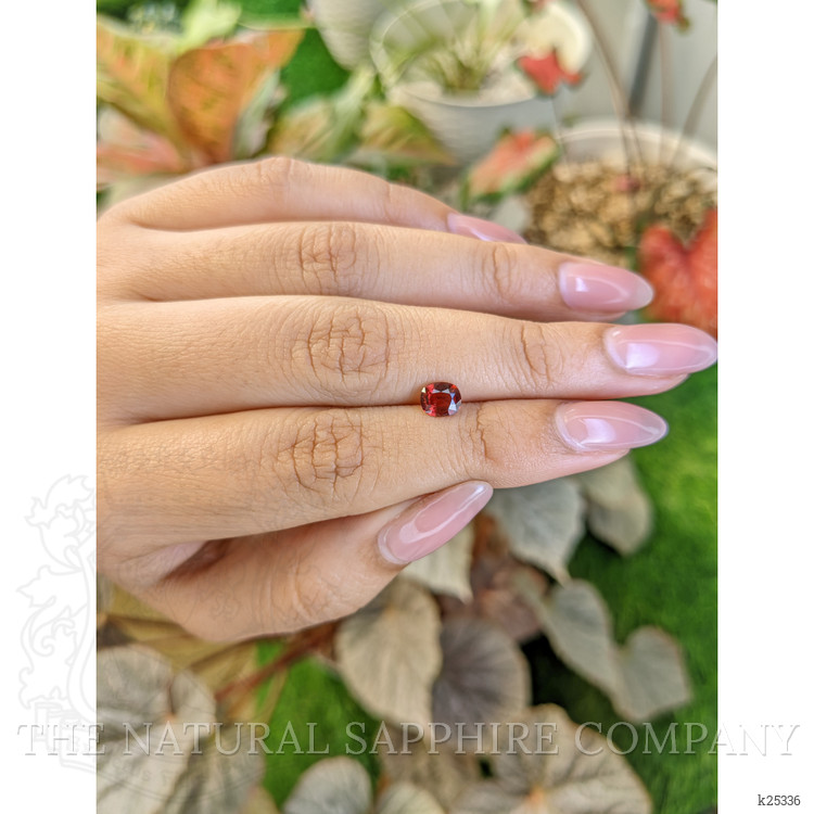0.80 Ct. Red Garnet from Ceylon (Sri Lanka)