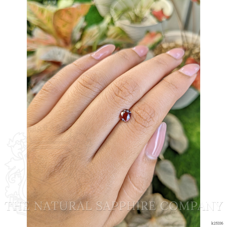 0.80 Ct. Red Garnet from Ceylon (Sri Lanka)