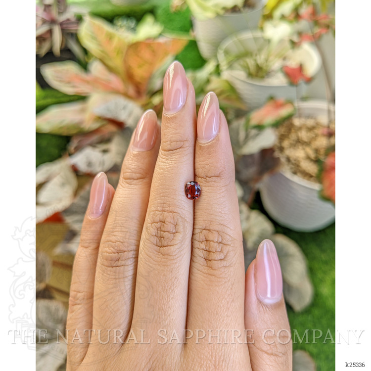 0.80 Ct. Red Garnet from Ceylon (Sri Lanka)