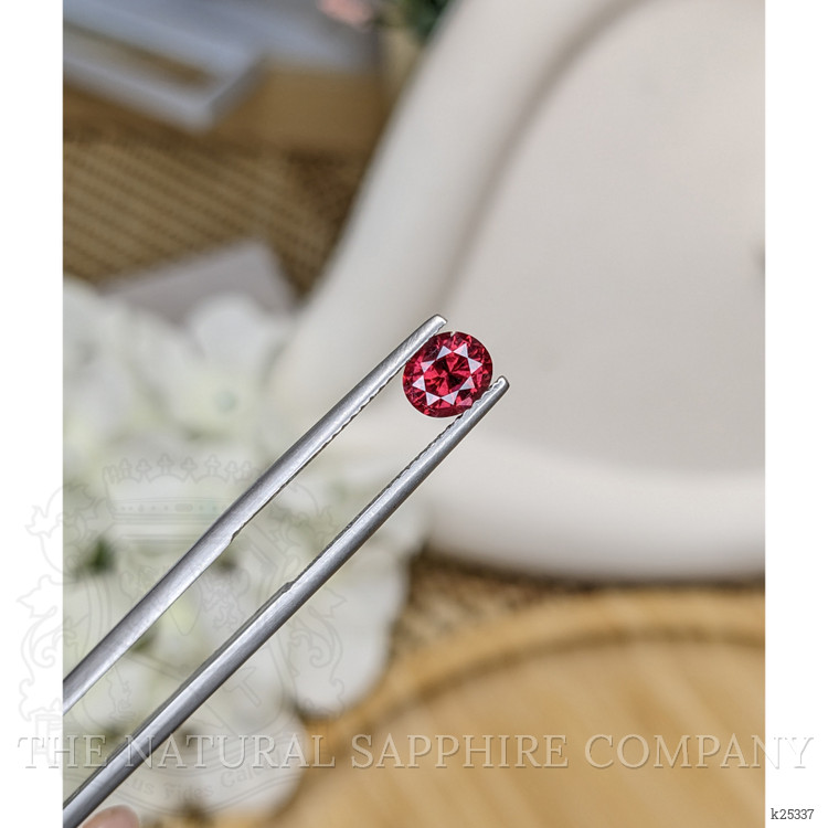 0.90 Ct. Purplish Red Garnet from Ceylon (Sri Lanka)
