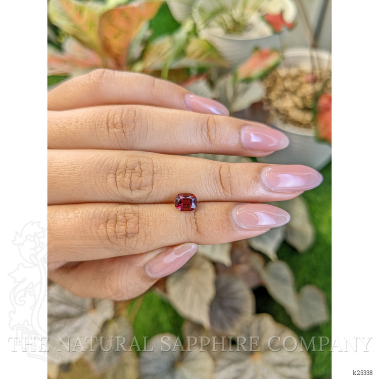 1.27 Ct. Pinkish Red Garnet from Ceylon (Sri Lanka)