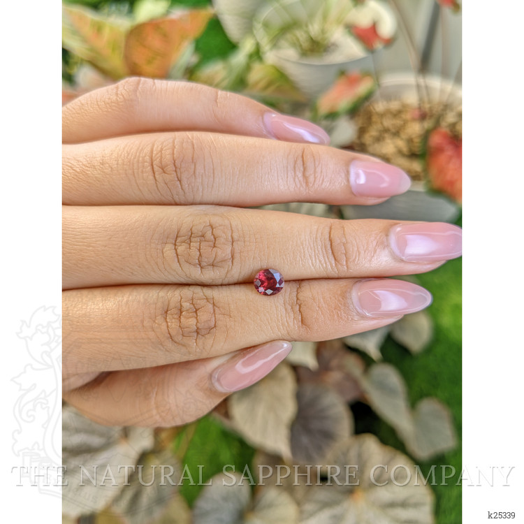 0.85 Ct. Red Garnet from Ceylon (Sri Lanka)