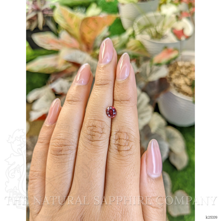 0.85 Ct. Red Garnet from Ceylon (Sri Lanka)