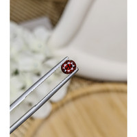 0.77 Ct. Orangish Red Garnet from Ceylon (Sri Lanka) Life Style