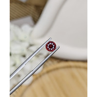 0.85 Ct. Pinkish Red Garnet from Ceylon (Sri Lanka) Life Style