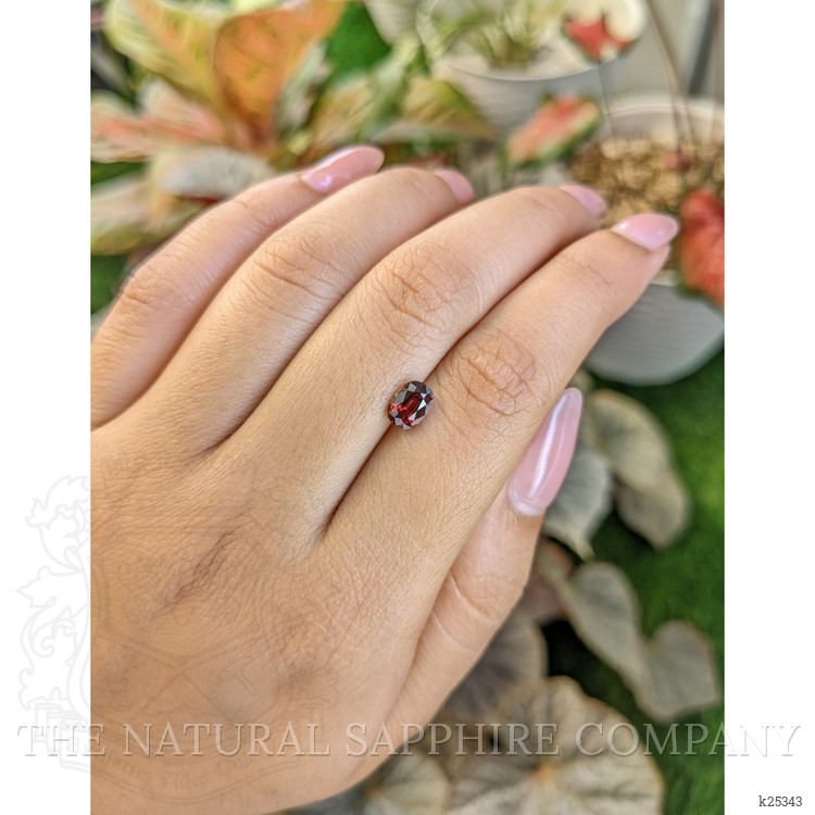 1.16 Ct. Purplish Red Garnet from Ceylon (Sri Lanka)