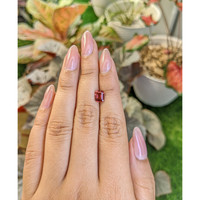 1.32 Ct. Reddish Pink Garnet from Ceylon (Sri Lanka) Life Style