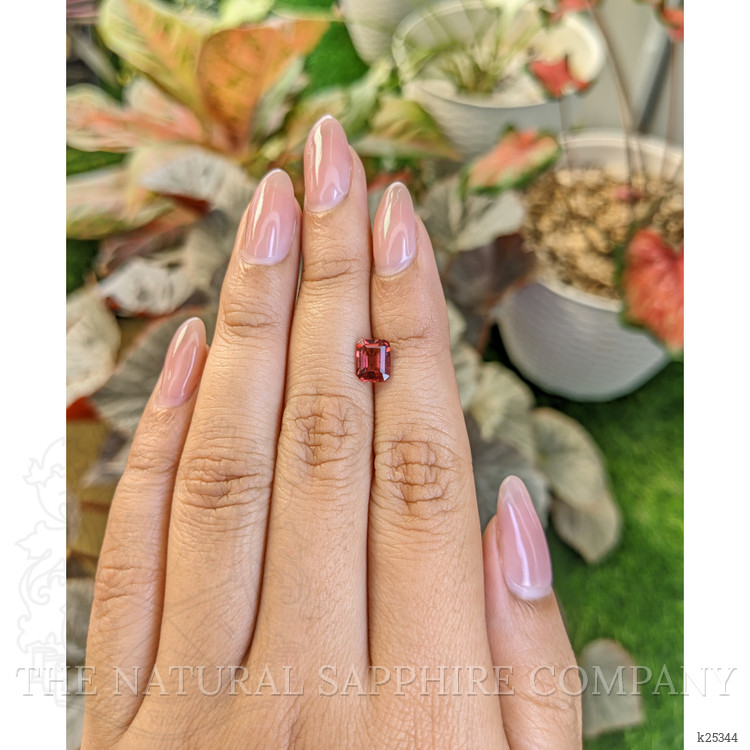 1.32 Ct. Reddish Pink Garnet from Ceylon (Sri Lanka)