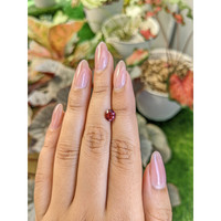 1.00 Ct. Reddish Pink Garnet from Ceylon (Sri Lanka) Life Style