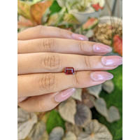 1.54 Ct. Purplish Pink Garnet from Ceylon (Sri Lanka) Life Style