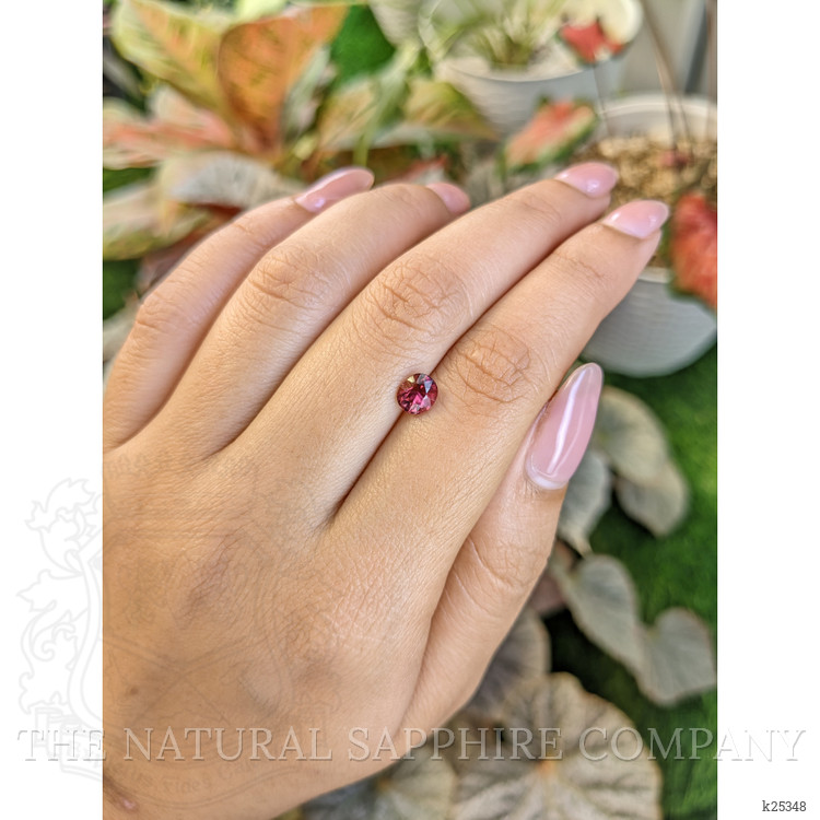1.00 Ct. Reddish Pink Garnet from Ceylon (Sri Lanka)