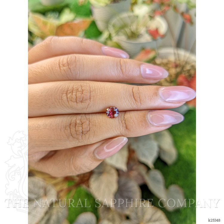 1.00 Ct. Reddish Pink Garnet from Ceylon (Sri Lanka)