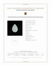 1.33 Ct. White Opal from Australia Scan Report