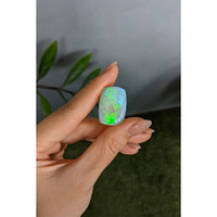24.95 Ct. Multi Color White Opal from Ethiopia Life Style