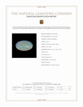 25.85 Ct. Multi Color Cabochon White Opal (Light Opal) from Ethiopia Scan Report