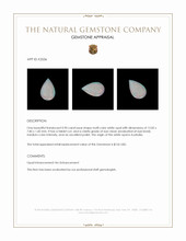 0.90 Ct. White Opal from Australia Appraisal