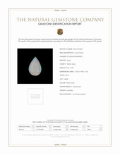 0.90 Ct. White Opal from Australia Scan Report