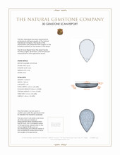 0.90 Ct. White Opal from Australia 3 D Scan Report