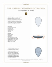 0.90 Ct. White Opal from Australia 3 D Scan Report