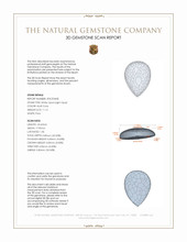11.12 Ct. Multi Color Cabochon White Opal (Light Opal) from Ethiopia 3 D Scan Report