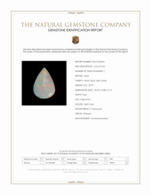 20.95 Ct. Multi Color Cabochon White Opal (Light Opal) from Ethiopia Scan Report