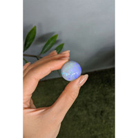 30.00 Ct. Multi Color Cabochon White Opal from Ethiopia Life Style