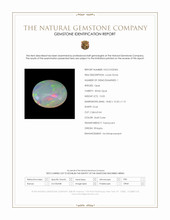 10.05 Ct. Multi Color Cabochon White Opal (Light Opal) from Ethiopia Scan Report