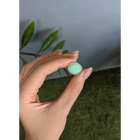 10.05 Ct. Multi Color Cabochon White Opal from Ethiopia Life Style