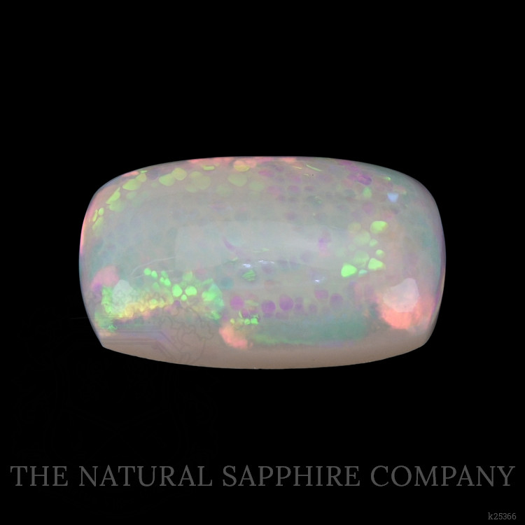 21.52 Ct. Multi Color Cabochon White Opal from Ethiopia