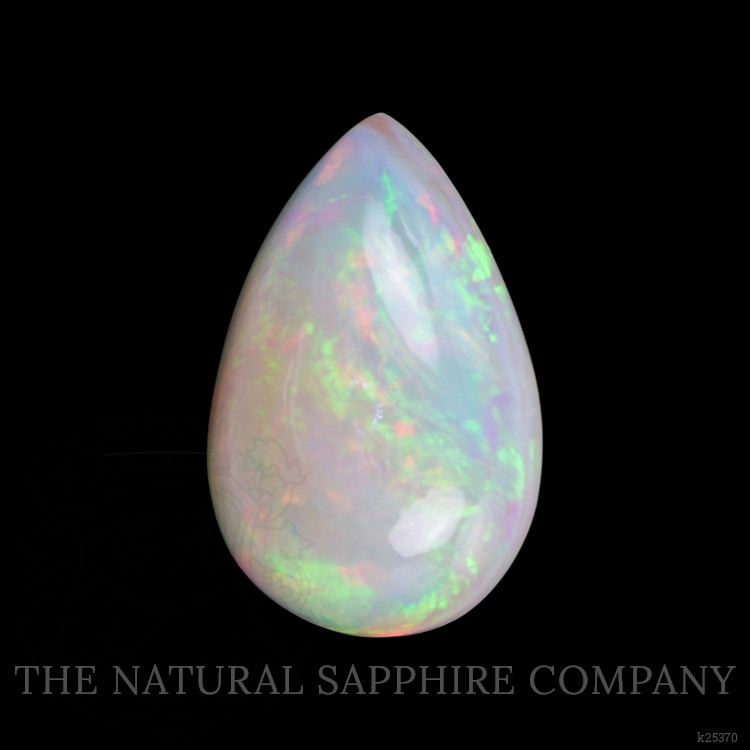 20.51 Ct. Multi Color Cabochon White Opal from Ethiopia