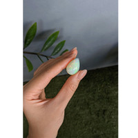 20.51 Ct. Multi Color Cabochon White Opal from Ethiopia Life Style