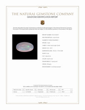 23.91 Ct. Multi Color Cabochon White Opal (Light Opal) from Ethiopia Scan Report
