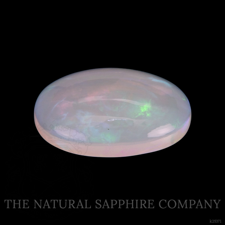 23.91 Ct. Multi Color Cabochon White Opal from Ethiopia