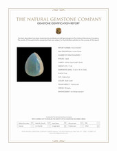 17.68 Ct. Multi Color Cabochon White Opal (Light Opal) from Ethiopia Scan Report