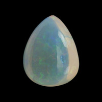17.68 Ct. Multi Color Cabochon White Opal from Ethiopia Video