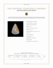 22.15 Ct. Multi Color White Opal (Light Opal) from Ethiopia Scan Report