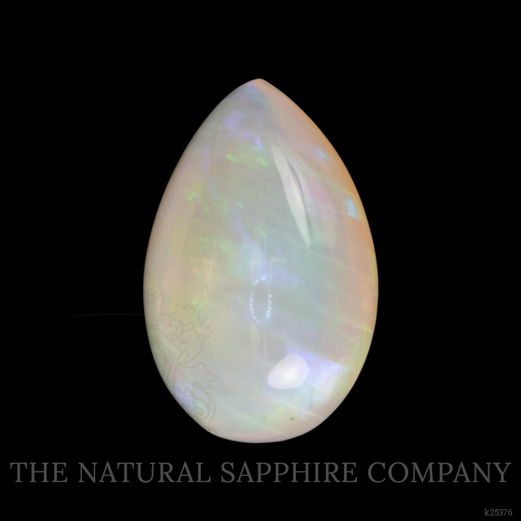 13.78 Ct. Multi Color Cabochon White Opal from Ethiopia