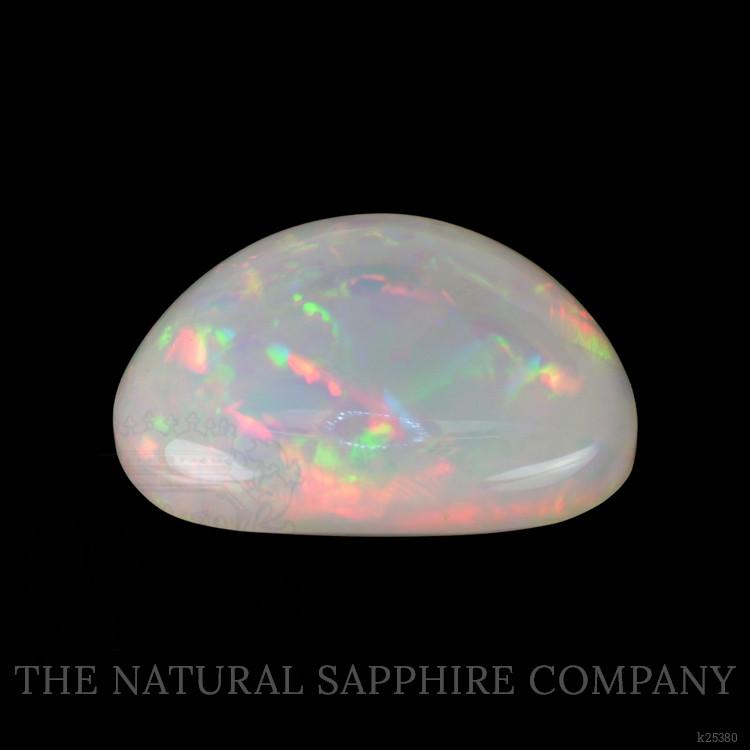 21.48 Ct. Multi Color Cabochon White Opal from Ethiopia