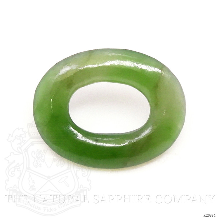21.05 Ct. Green Cabochon Jade from Burma (Myanmar)