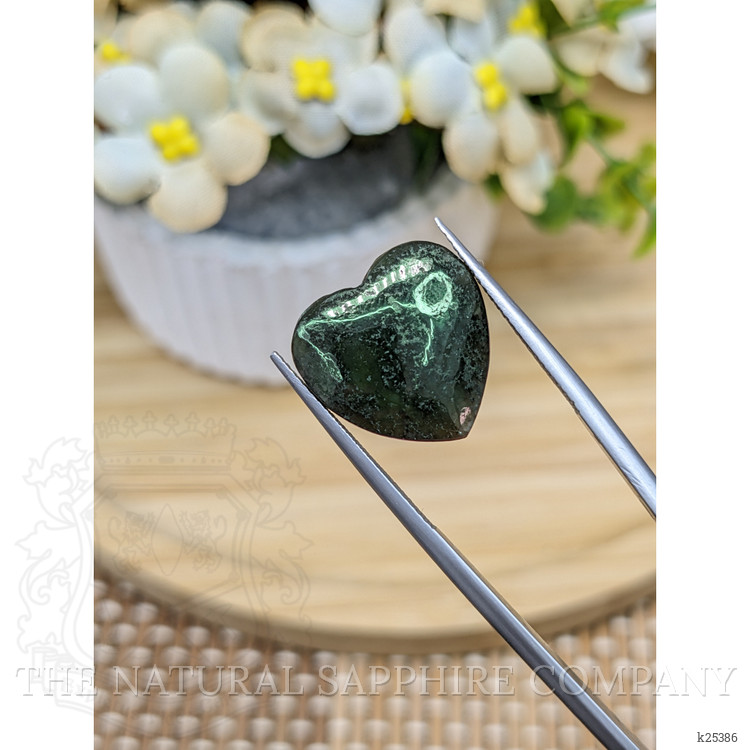 11.98 Ct. Green Cabochon Jade from Burma (Myanmar)