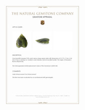 9.00 Ct. Green Jade from Burma (Myanmar) Appraisal