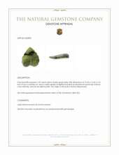 2.49 Ct. Green Jade from Burma (Myanmar) Appraisal